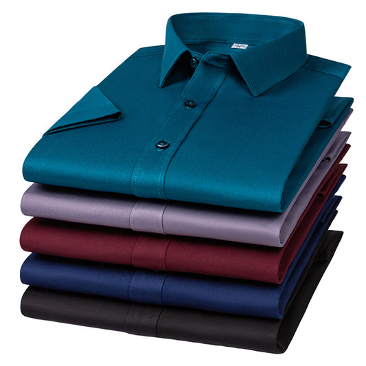 Four-Way Stretch Dress Shirt – Slim Fit Business Shirt