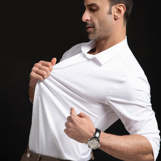 Ice Silk Business Shirt – Wrinkle-Free Professional Shirt