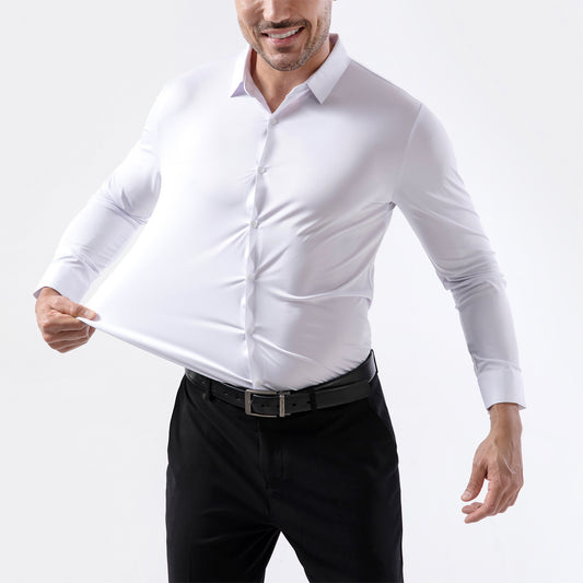 Four-Way Stretch Men's Shirt, Long & Short Sleeve Combo