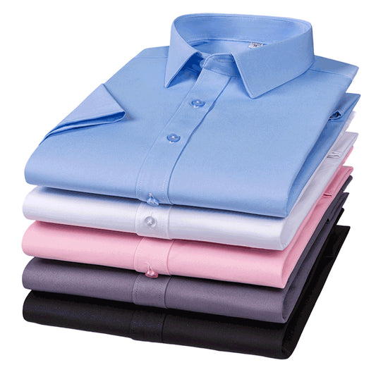 Men’s Slim Fit Formal Shirt – Wrinkle-Free Stretch Shirt