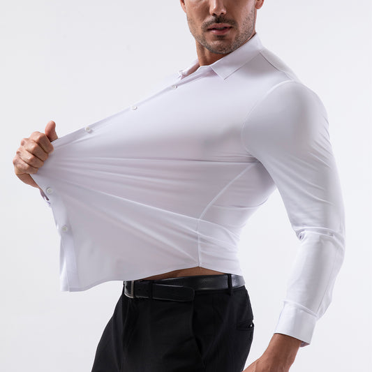 Men's Stretch Wrinkle-Free Dress Shirt