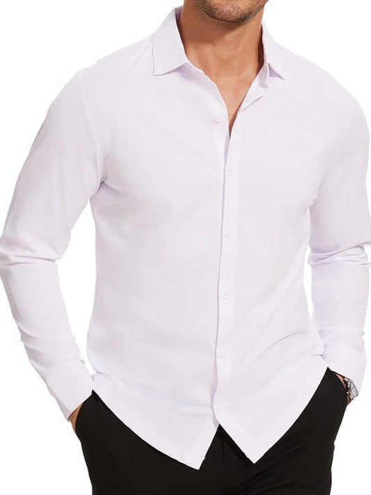 Hortiss Seamless Stretch Shirt – Slim Fit Non-Iron Men’s Shirt